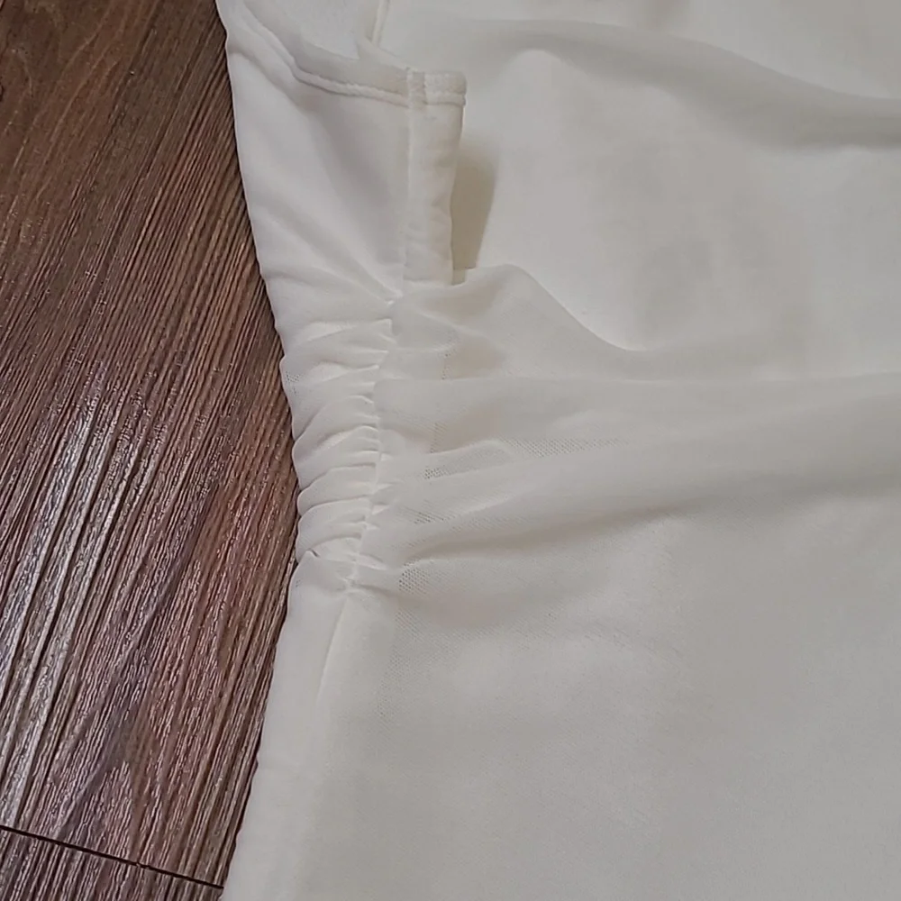 SHEIN White One-Shoulder Dress‎ zise 1XL NEW